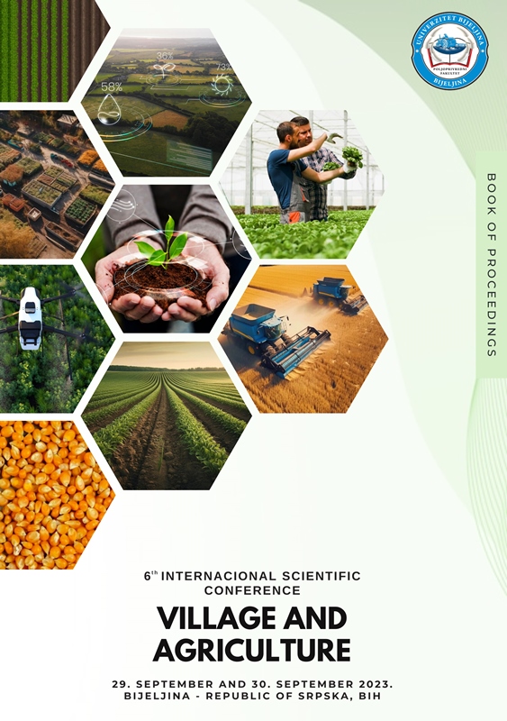 VI International scientific Conference -VILLAGE AND AGRICULTURE-